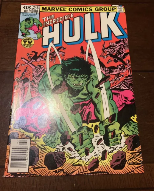 Incredible Hulk  245  NM-  9.2  High Grade  Captain Marvel  Doc Samson