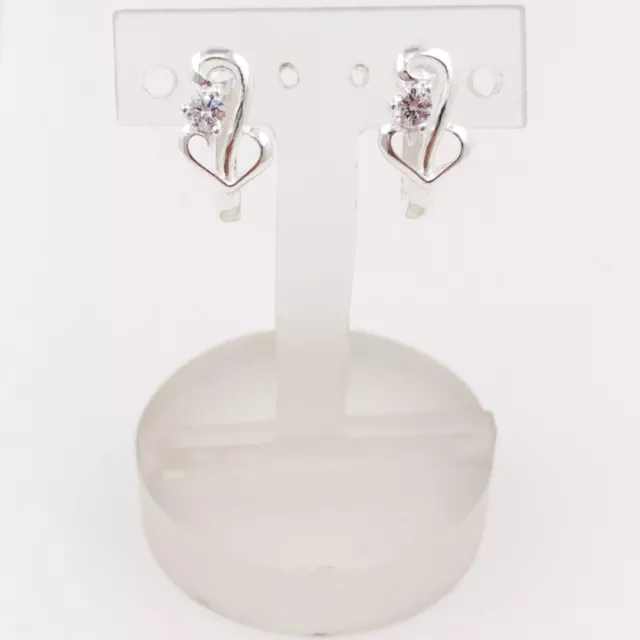 925er Boucles D'Oreilles en Argent avec Zircone