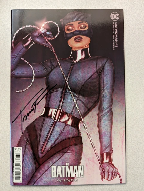 Catwoman #41  2022 The Batman Jenny Frison Variant Signed By Jenny Frison
