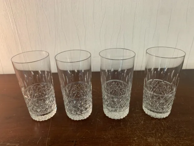 1 verre à orangeade modèle carreau en cristal de Saint Louis (prix à la pièce)