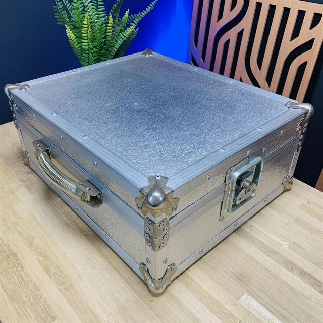STUCCO ALUMINIUM DJ Turntable Case Fits Technics SL1210 (single) inc