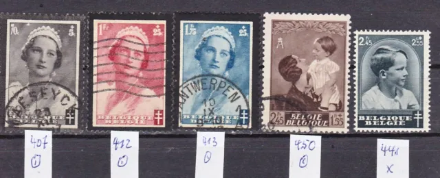 Briefmarken Belgien: Mi. Nr. Lot gestempelt/ ungebraucht