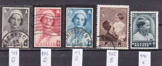 Briefmarken Belgien: Mi. Nr. Lot gestempelt/ ungebraucht