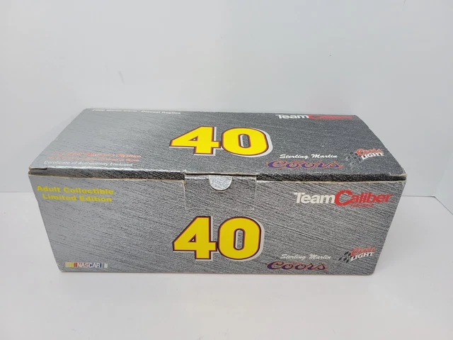 NASCAR Team Caliber 2000 Sterling Marlin #40 Coors/Light 1/24 Diecast Bank
