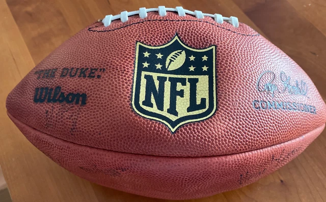 Wilson The Duke NFL Leather Official Game Football Goodell Gold Shield Made USA