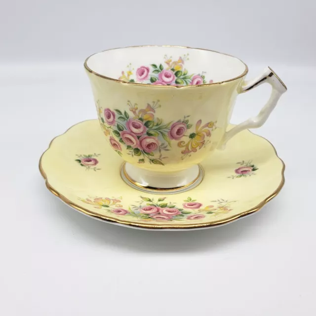 Vintage Aynsley England Bone China Tea Cup & Saucer Set