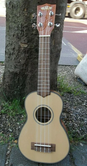 Kala KA-SSG Soprano acoustic Ukulele uke & padded gigbag New Free shippng