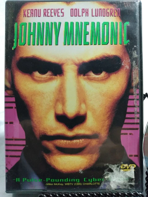 Johnny Mnemonic DVD Full & Widescreen Keanu Reeves Dolph Lundgren