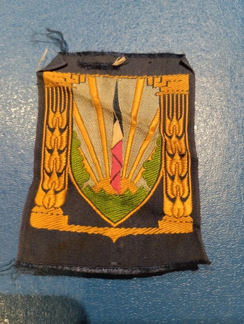 ANCIEN INSIGNE TISSU Brode Defense Operationnelle Territoire 7° Region