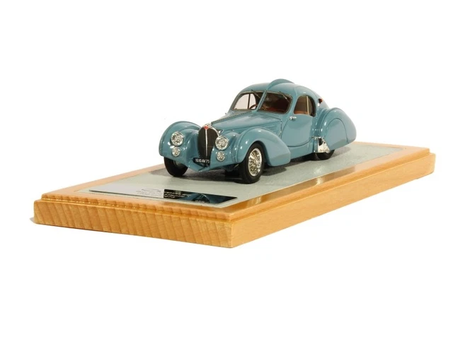 Chromes 1/43 Bugatti T57 Cabriolet Van Vooren 1935 - Résine Beige - Série Chromes