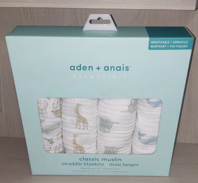 Aden + Anaïs Essential Classic Muslin Swaddle Blanket