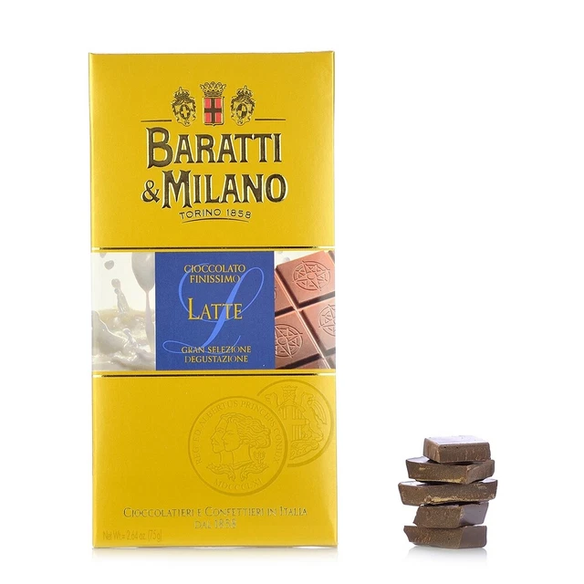 Baratti & Milano Cioccolato Finissimo al Latte 75 g