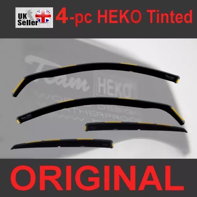 TOYOTA LAND CRUISER J120 5-doors 2003-2009 4-pc Wind Deflectors HEKO Tinted