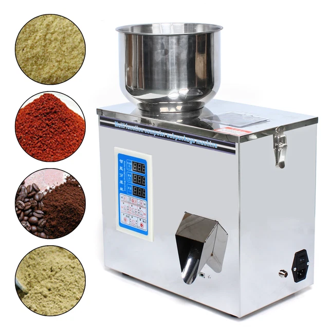 Automatische Pulverfüllmaschine 1-50g – LCD, Edelstahl, 220V – Perfekt Für Tee, Gewürze & Mehr