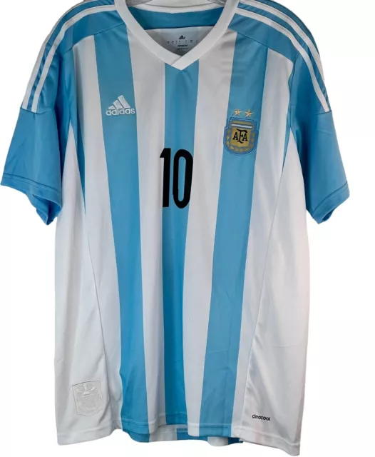Rare NWT Messi Adidas Argentina Jersey Soccer Shirt 2014 #10 Size Large