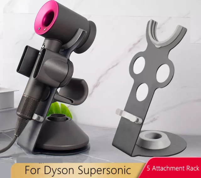 Aluminium Hair Dryer Holder Stand For Dyson Supersonic 5 Hair Dryer Attachments