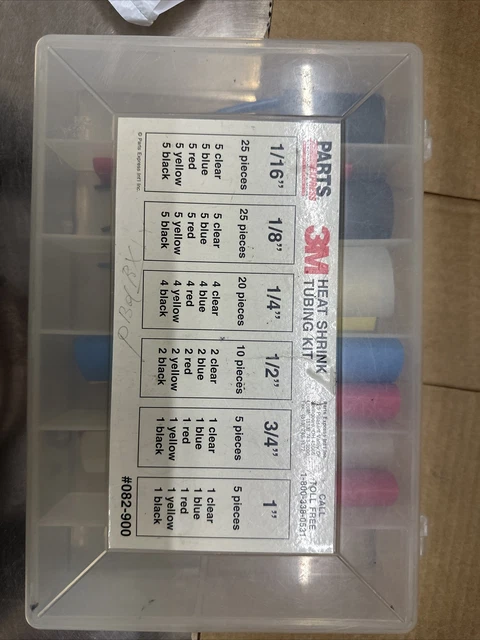 3m Heat Shrink Tubing Kit #082-900 Used