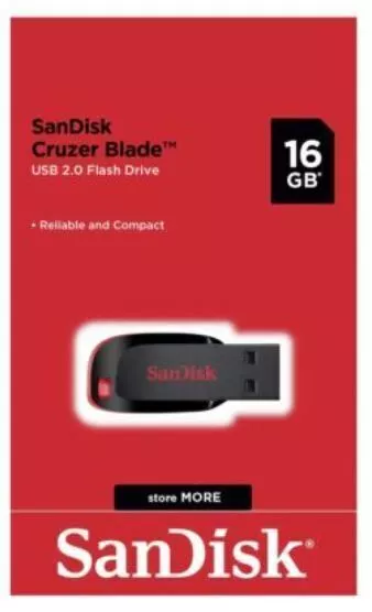 SanDisk 8Gb 16Gb 32Gb 64Gb 128Gb BLADE Clé USB 2.0 Lecteur Flash Mémoire Key FR 2