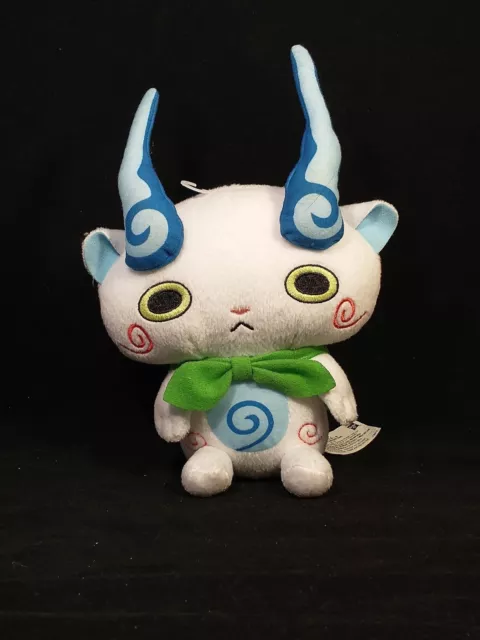 Yo-Kai Yokai Watch Komasan 7 Inch Small Stuffed Plush Toy Hasbro White Blue 2015