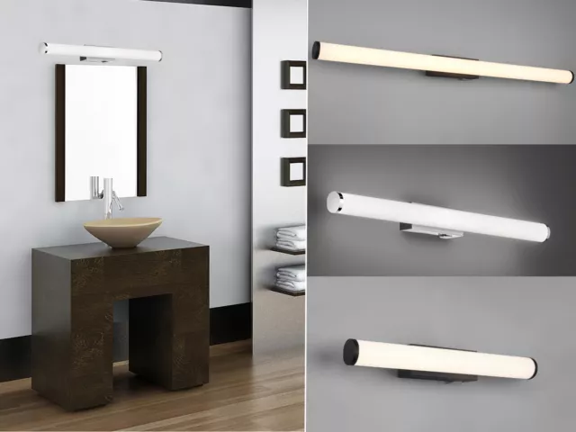 LED Badlampen Wand mit Schalter über Spiegel als Schminklicht für Gäste WC & Bad