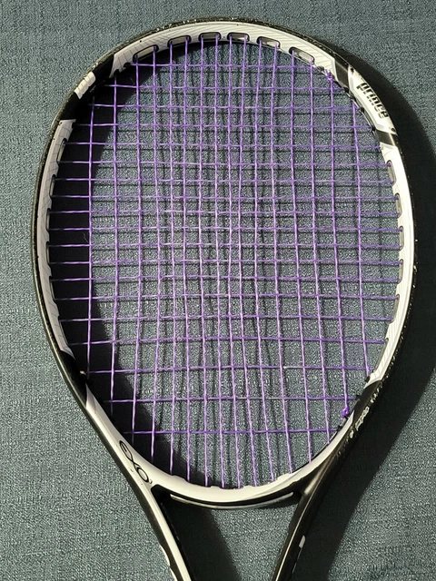 Prince exo3 Warrior 100 Tennis Racquet 100 sq in Purple Strings 4-3/8" #3 Grip 2