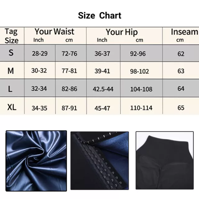 Women Sauna Slimming Leggings Fat Burning Thermo Sweat Pants Thigh Slim Trainer 2