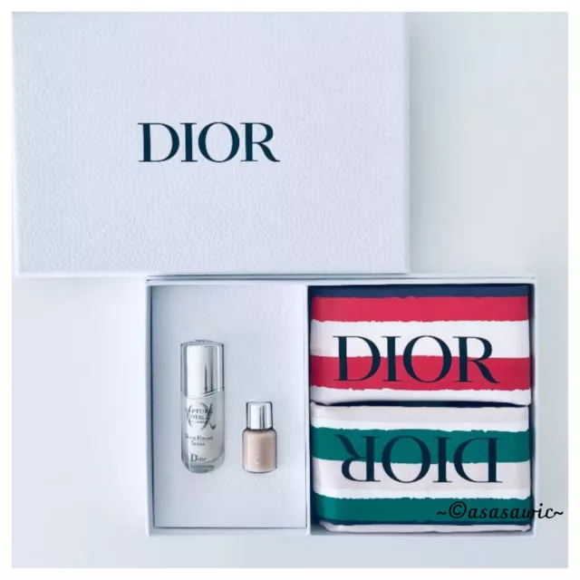 Dior Gift Set: 2x Travel Pouches/Face Serum/Backstage Face and Body Primer/Boxed