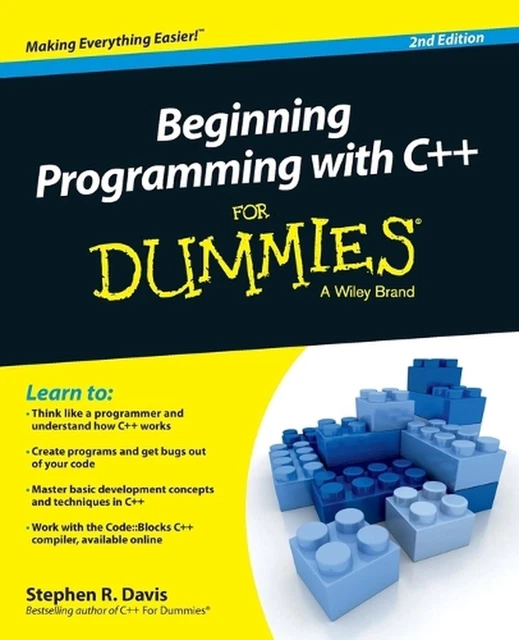 BEGINNING PROGRAMMING WITH C++ For Dummies by Stephen R. Davis (English ...