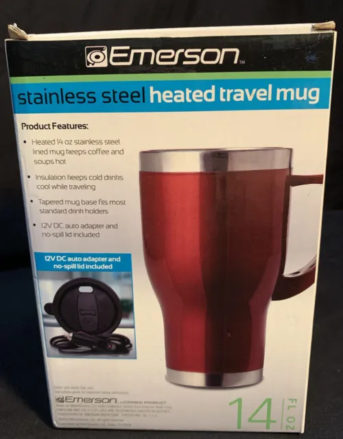 Brand New Emerson Stainless Steel Heated Travel Mug - 14 oz 10