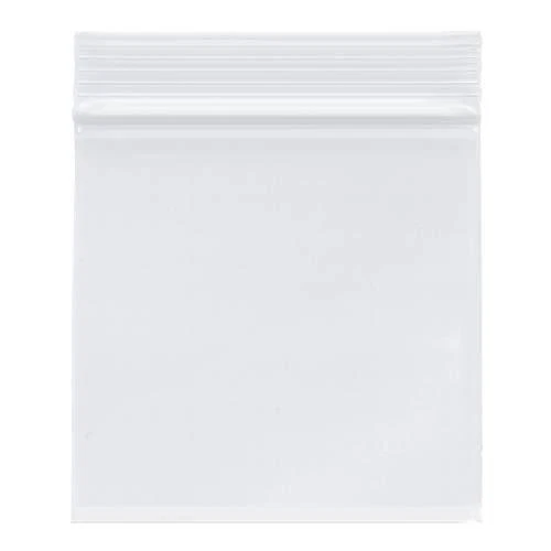 Zipper Reclosable Plastic Bags, 2 Mil, 4" x 4" (Pack of 200)