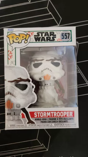 Funko POP! Star Wars Stormtrooper #557  Christmas 2022 Edition BNIB Free UK P&P