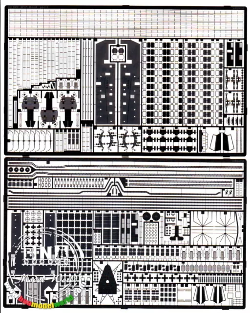 Eduard 53020 1/350 HMS Hood Detail Set for Trumpeter kit #05302