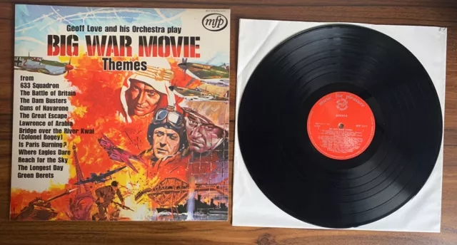 Big war movie themes | Geoff love and his orchestra | 12” Vinyl Record | VG+