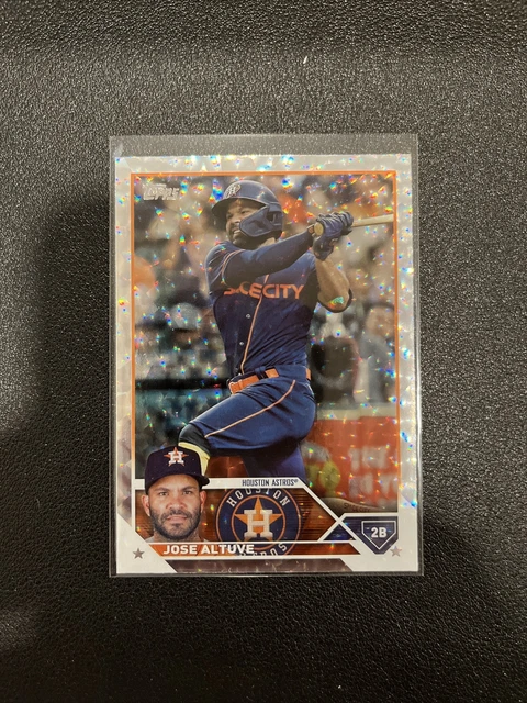 2023 Topps Jose Altuve Super Box Silver Ice Patterned Foilboard Foil #222