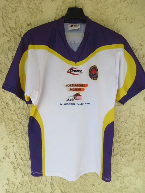 Maillot rugby RC MIRAMAS XV porté n°14 MADSPORT shirt jersey