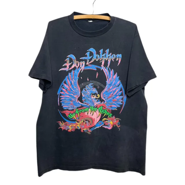Vintage 1990 Don Dokken Up from the Ashes Concert Tour Shirt 90s