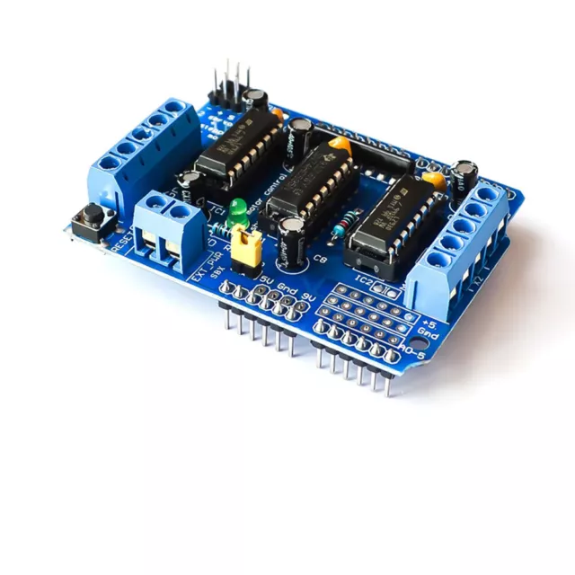 Motor Driver Shield L293D | Arduino Steuerung für 2 Schritt- oder 4 DC-Motoren