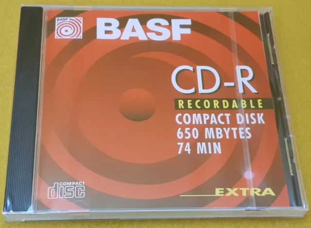 Leere BASF EMTEC CD-R 74 MIN Single Disc/Retro Grün Farbstoff CDR Disc beschreibbar