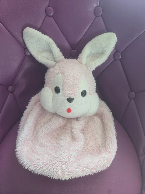 Ancien Range-pyjama Enfant, Tissu Mouton/lapin, Vintage 1960, Made In France
