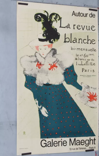 Affiche Ancienne Toulouse Lautrec La Revue Blanche