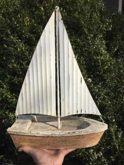 Náutico Enviar Réplica Estaño Sails Navegación Bermudas Alto Costa Playa Lago 3