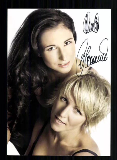 Anita & Alexandra Hofmann Autogrammkarte Original Signiert Musik + 1011