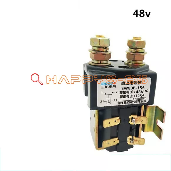 125A 48V SW80B-156 DC Componente Protettore Solenoide Per Sistema Di Controllo Elettronico