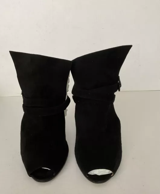 PRE OWNED CHLOE Black Suede High Hills Women Shoes Size 7.5 $99.00 ...