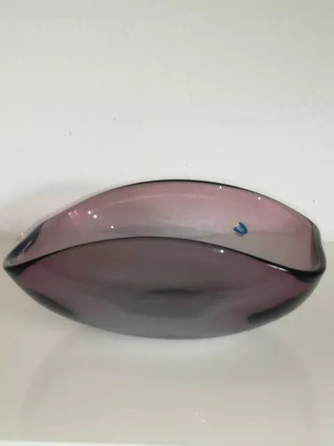 Grosse Murano Glas Schale Flavio POLI Seguso VETRI D' ARTE 50er 70er Vase (1)