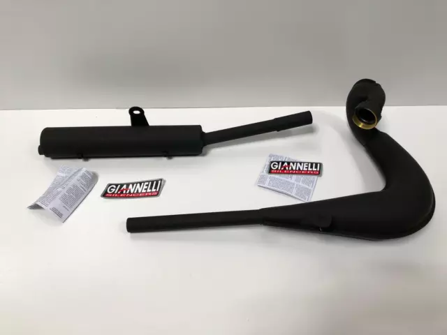 Giannelli Sport Auspuff Krümmer Endschalldämpfer Tuning Yamaha DT 50 MX Neu