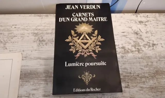 Carnets d'un Grand Maître .Franc-maçonnerie.Dédicacé.TBE.