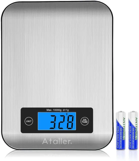 Digital Kitchen Scales, 304 Stainless Steel Food Scales, Professional Food Weigh