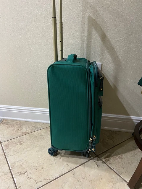 Samantha Brown Luggage Ultra Lightweight Croco Embossed Set-Green-NWT 6