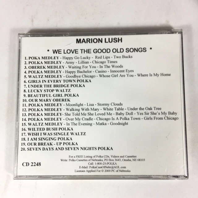 WE LOVE THE Good Old Songs Marion Lush Cd Audio EUR 5,42 PicClick FR